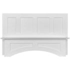 Shaker White Elite Square Hood 48" with Fan and Liner Midlothian - RVA Cabinetry