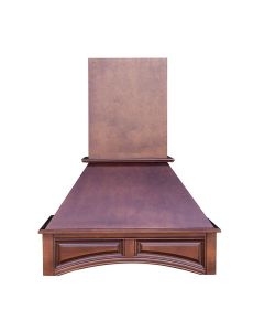 Saddle Angled Hood 30" with Fan and Liner Midlothian - RVA Cabinetry