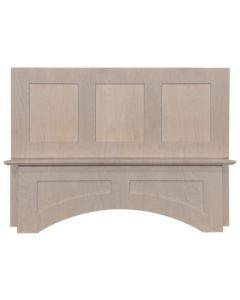 Unfinished Shaker Square Hood 42" Midlothian - RVA Cabinetry