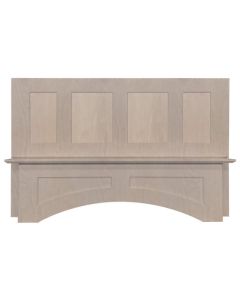 Unfinished Shaker Square Hood 48" Midlothian - RVA Cabinetry