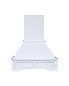 White Angled Hood 30" with Fan and Liner Midlothian - RVA Cabinetry