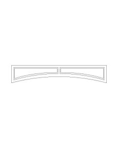 Arched Valance 60" Midlothian - RVA Cabinetry
